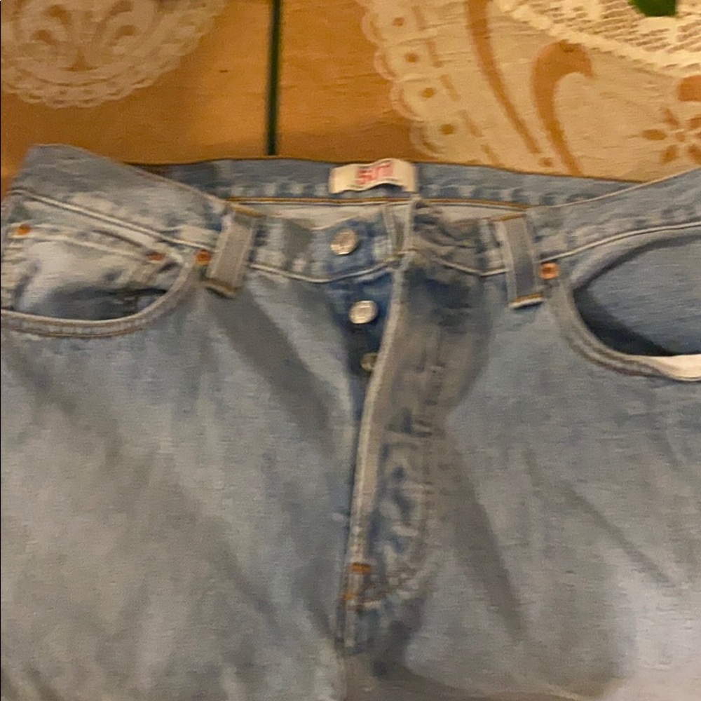 Levi’s 501 button fly jeans